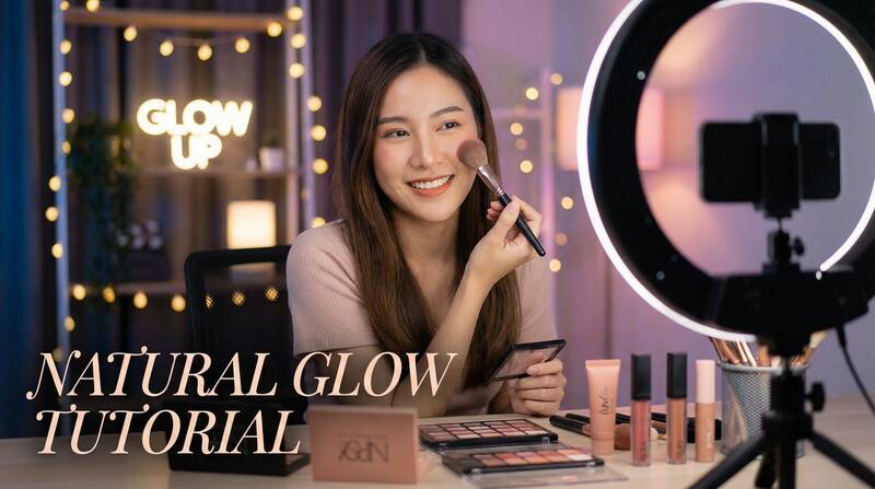 17c一起草美妆视频教程